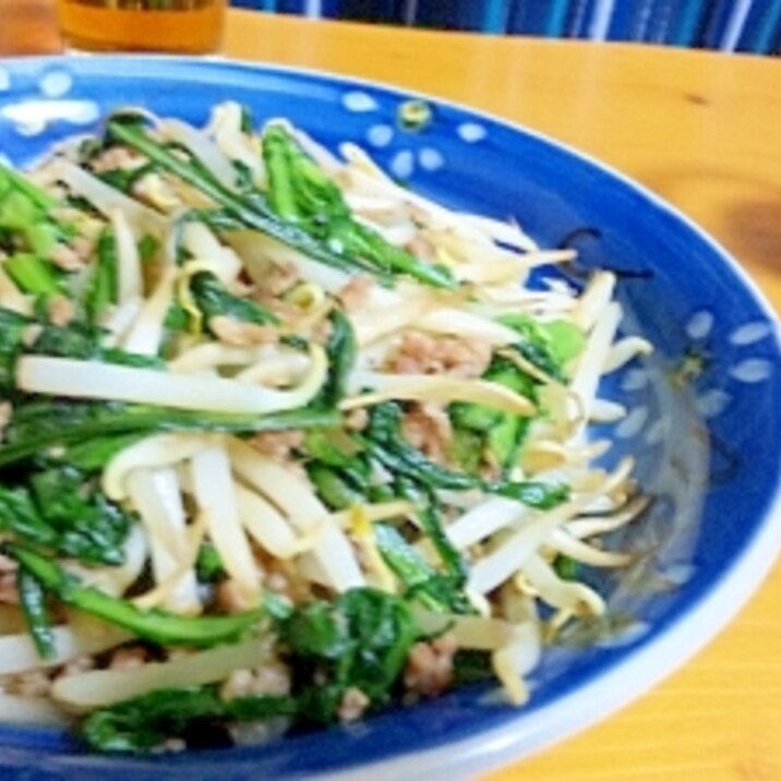 パパっと節約おかず もやしとひき肉の炒め物 レシピ 作り方 By いとうあつこ 楽天レシピ パパっと節約おかず もやしとひき肉の炒め物 レシピ 作り方 By いとうあつこ 楽天レシピ